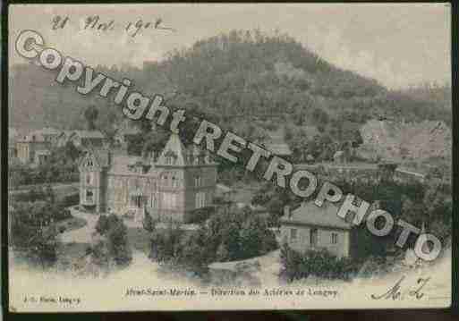 Ville de MONTSAINTMARTIN Carte postale ancienne