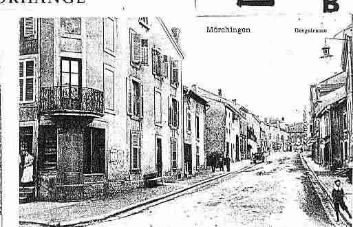 Ville de MORHANGE Carte postale ancienne