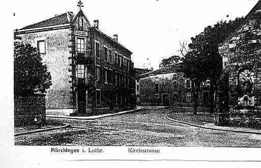 Ville de MORHANGE Carte postale ancienne