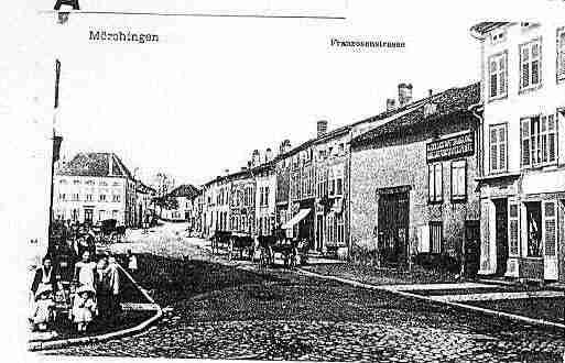 Ville de MORHANGE Carte postale ancienne