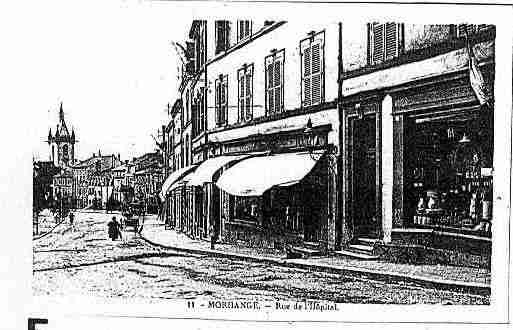 Ville de MORHANGE Carte postale ancienne