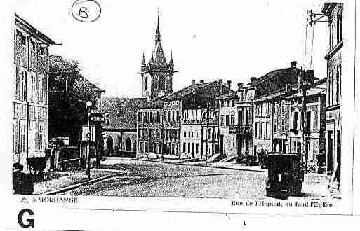 Ville de MORHANGE Carte postale ancienne