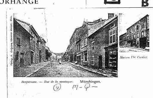 Ville de MORHANGE Carte postale ancienne