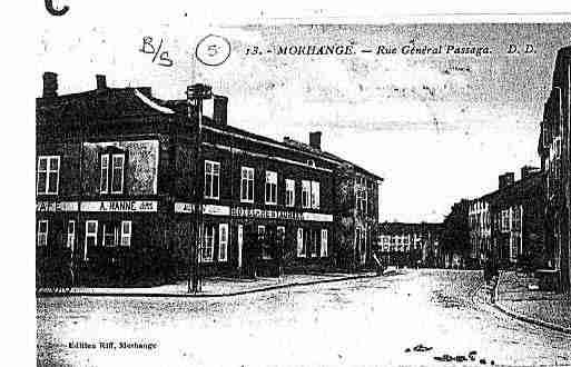 Ville de MORHANGE Carte postale ancienne