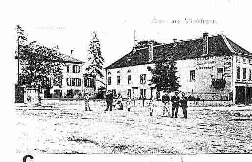 Ville de MORHANGE Carte postale ancienne