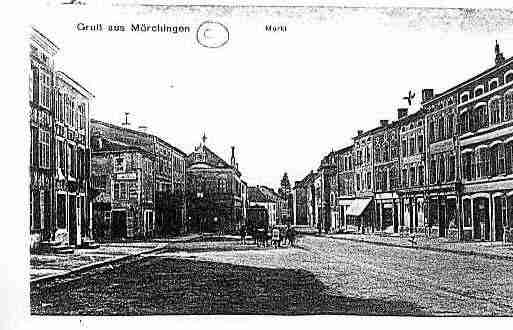 Ville de MORHANGE Carte postale ancienne