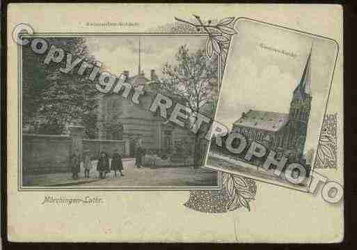 Ville de MORHANGE Carte postale ancienne