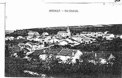 Ville de MOUILLY Carte postale ancienne