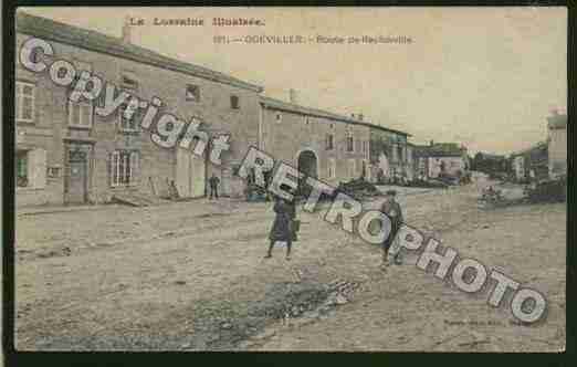 Ville de OGEVILLER Carte postale ancienne