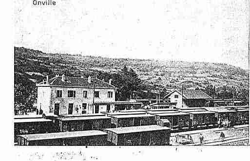 Ville de ONVILLE Carte postale ancienne