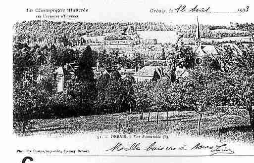 Ville de ORBAISL\'ABBAYE Carte postale ancienne