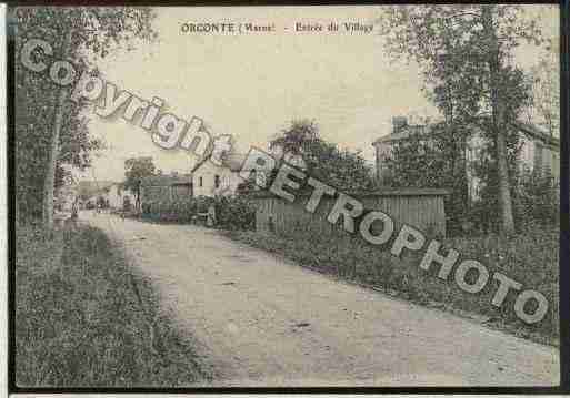 Ville de ORCONTE Carte postale ancienne