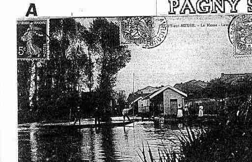 Ville de PAGNYSURMEUSE Carte postale ancienne