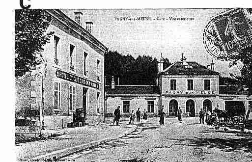 Ville de PAGNYSURMEUSE Carte postale ancienne