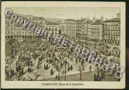 Ville de PAMPLONA Carte postale ancienne