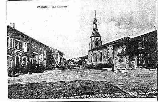 Ville de PARROY Carte postale ancienne