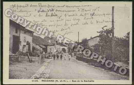 Ville de PEXONNE Carte postale ancienne