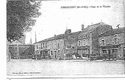 Ville de PIERREPONT Carte postale ancienne