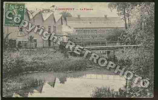 Ville de PIERREPONT Carte postale ancienne