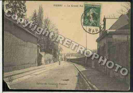 Ville de PIERRY Carte postale ancienne