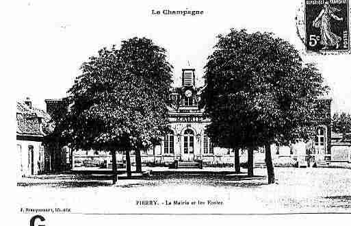 Ville de PIERRY Carte postale ancienne