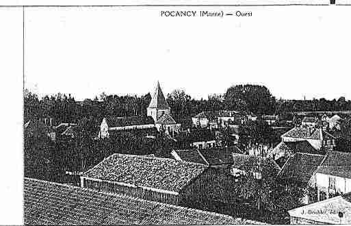 Ville de POCANCY Carte postale ancienne