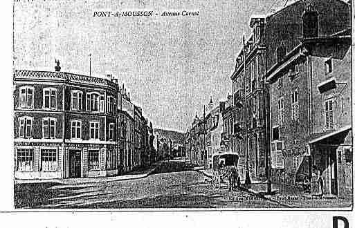 Ville de PONTAMOUSSON Carte postale ancienne