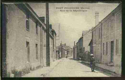 Ville de PONTFAVERGERMORONVILLIERS Carte postale ancienne