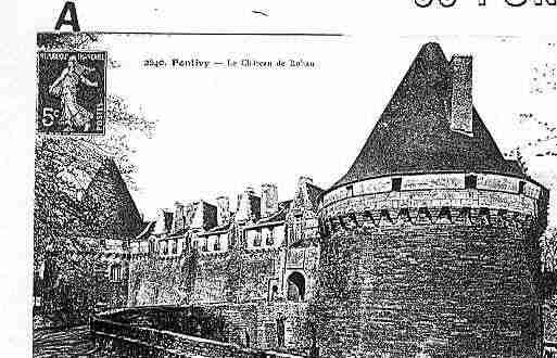 Ville de PONTIVY Carte postale ancienne