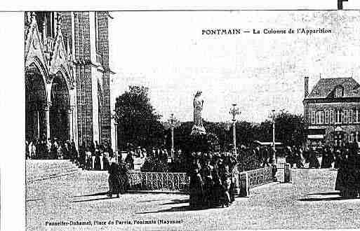 Ville de PONTMAIN Carte postale ancienne