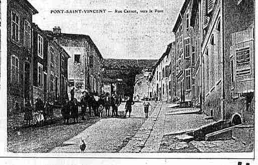 Ville de PONTSAINTVINCENT Carte postale ancienne