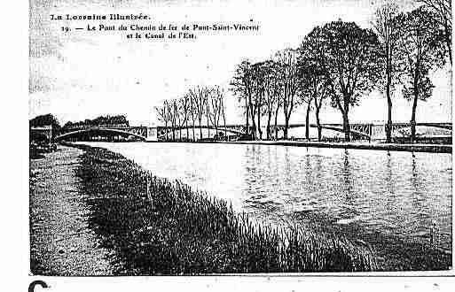 Ville de PONTSAINTVINCENT Carte postale ancienne