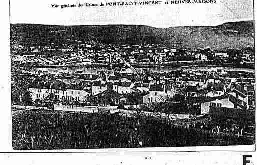 Ville de PONTSAINTVINCENT Carte postale ancienne