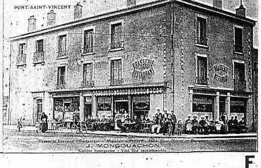 Ville de PONTSAINTVINCENT Carte postale ancienne