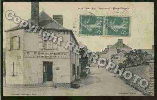 Ville de PORTBRILLET Carte postale ancienne