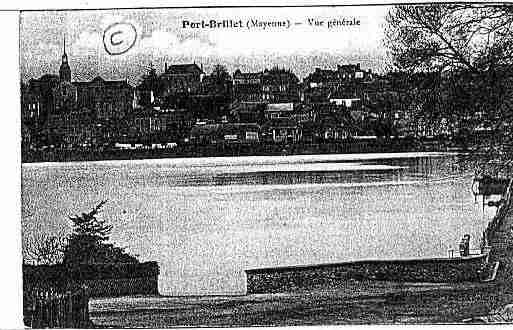 Ville de PORTBRILLET Carte postale ancienne