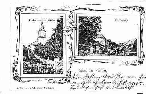 Ville de POSTROFF Carte postale ancienne