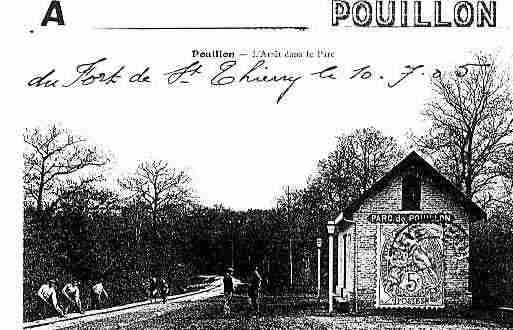 Ville de POUILLON Carte postale ancienne