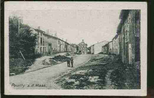 Ville de POUILLY Carte postale ancienne