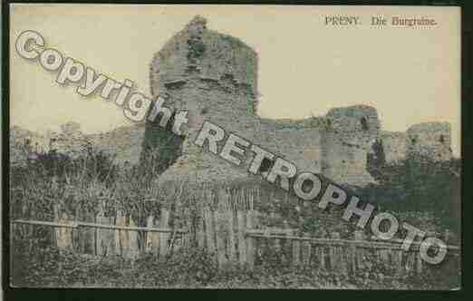 Ville de PRENY Carte postale ancienne