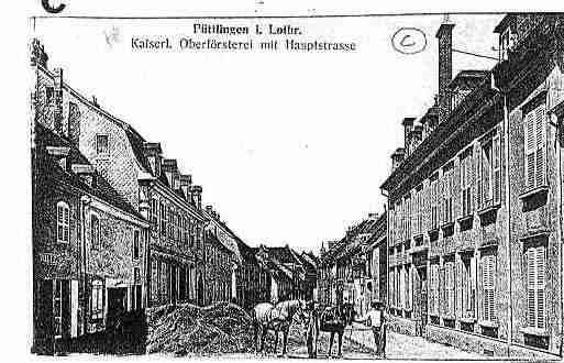 Ville de PUTTELANGEAUXLACS Carte postale ancienne