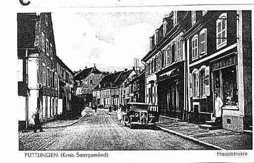 Ville de PUTTELANGEAUXLACS Carte postale ancienne