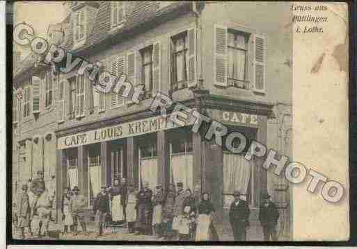 Ville de PUTTELANGEAUXLACS Carte postale ancienne