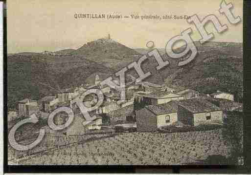 Ville de QUINTILLAN Carte postale ancienne