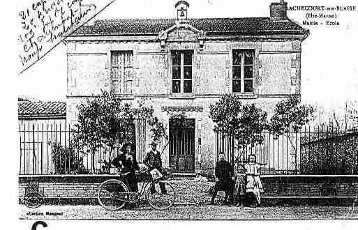 Ville de RACHECOURTSUZEMONT Carte postale ancienne