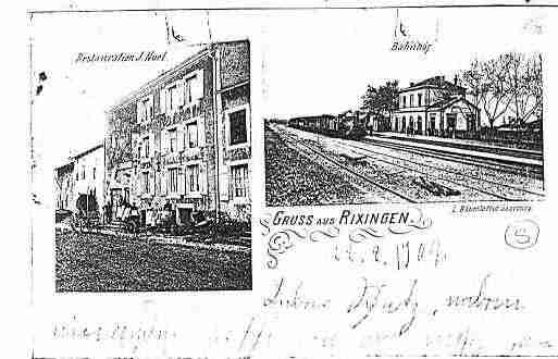 Ville de RECHICOURTLECHATEAU Carte postale ancienne