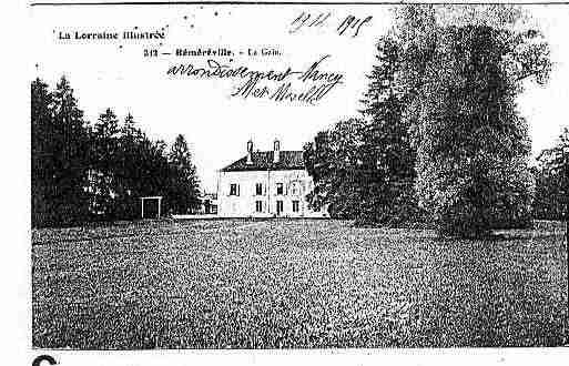 Ville de REMEREVILLE Carte postale ancienne