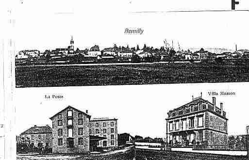 Ville de REMILLY Carte postale ancienne