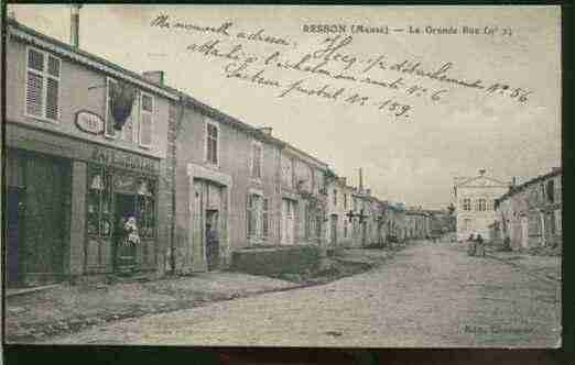 Ville de RESSON Carte postale ancienne