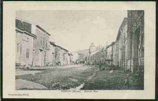 Ville de RESSON Carte postale ancienne